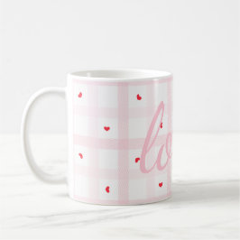 Taza De Café Editable Love Heart Pattern Cute Romantic Seamless
