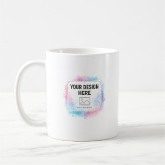 Taza De Café Editable Watercolor Design Template – Your Design