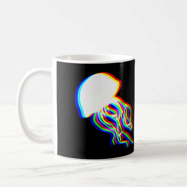 Taza De Café EDM Raver Silhouette (Izquierda)