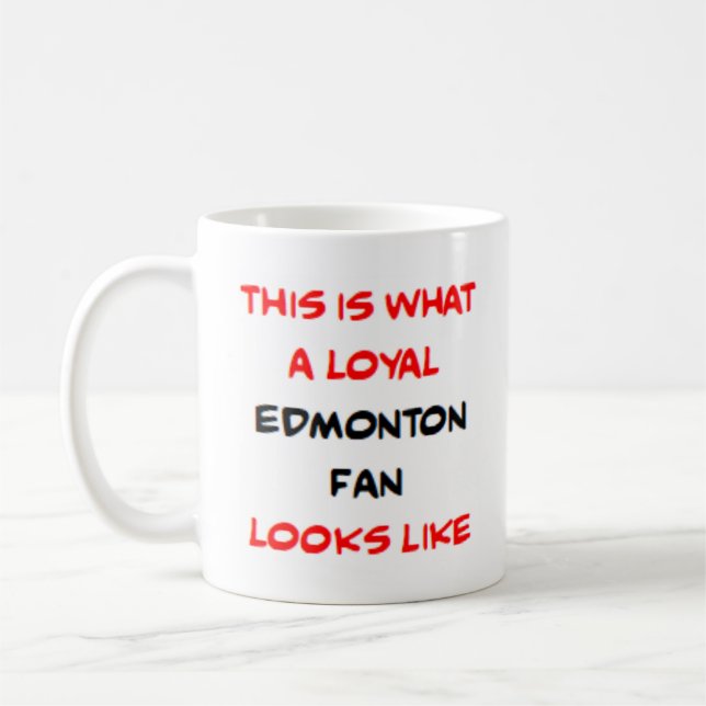 Taza De Café edmonton fan, loyal (Izquierda)