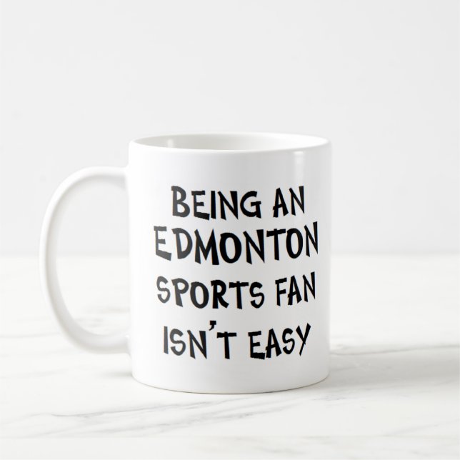 Taza De Café edmonton sports fan, being (Izquierda)