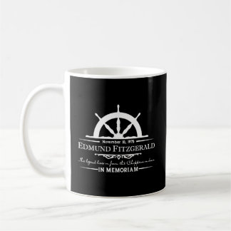 Taza De Café Edmund Fitzgerald En Recuerdos Gitche Gumee