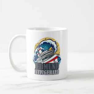 Taza De Café Edmund Fitzgerald   Tributo al Barco Legendario