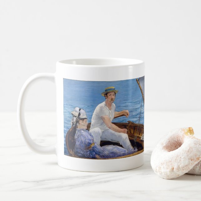 Taza De Café Edouard Manet - Embarcación (Con donut)