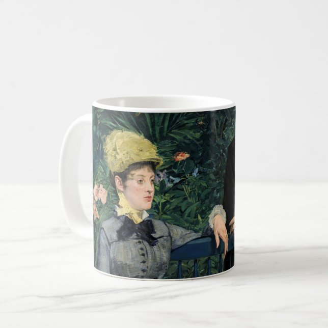 Taza De Café Edouard Manet - En el Invernadero (Anverso izquierdo)