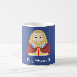 Taza De Café Eduardo II Plantagenet Rey de Inglaterra