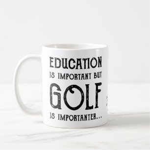 Taza De Café Educación de Golf Golfista Personalizada