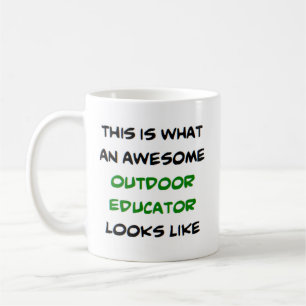 Taza De Café educador al aire libre, impresionante
