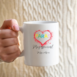 Taza De Café educador personalizado profesor de apoyo
