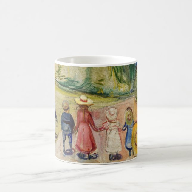 Taza De Café Edvard Munch - El bosque de cuento de hadas (Centro)