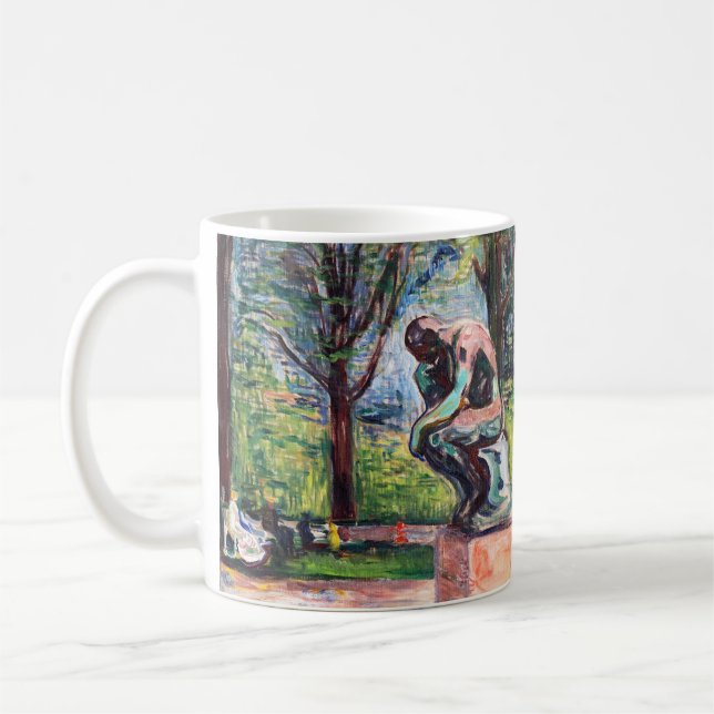 Taza De Café Edvard Munch - El pensador de Rodin (Izquierda)