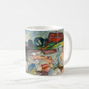 Taza De Café Edvard Munch - Shore with Red House