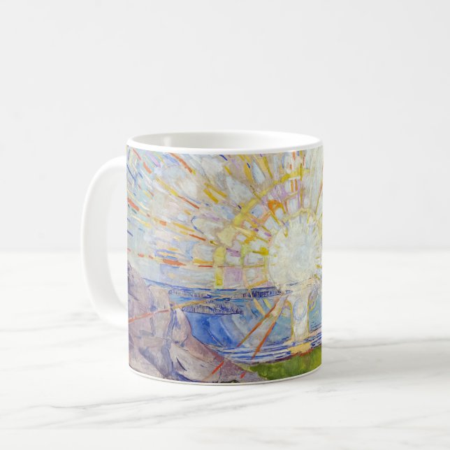 Taza De Café Edvard Munch - The Sun 1911 (Anverso izquierdo)