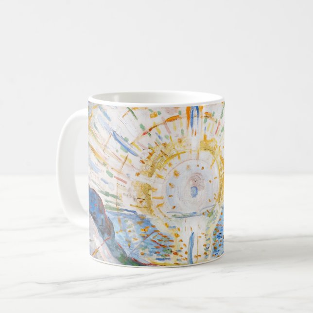 Taza De Café Edvard Munch - The Sun 1912 (Anverso izquierdo)