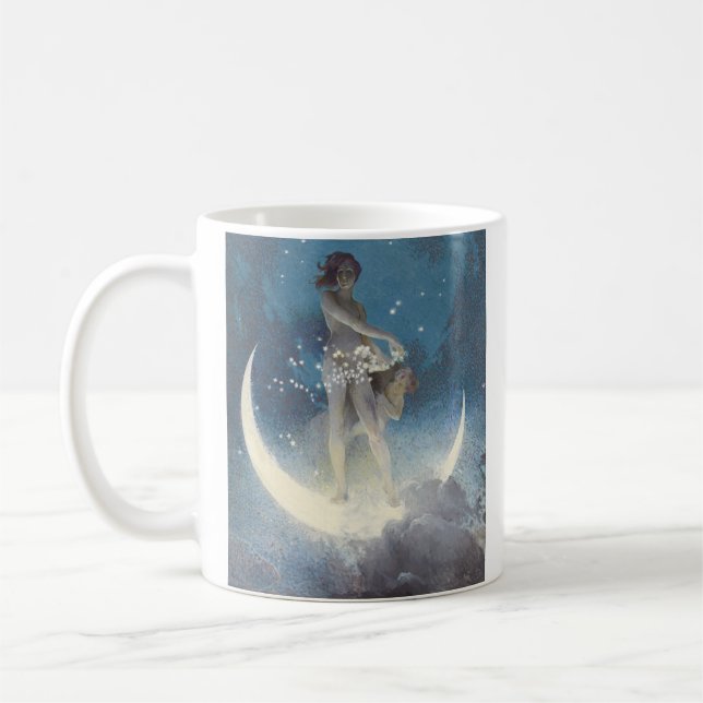 Taza De Café Edwin Blashfield Stars dispersando Art Nouveau (Izquierda)