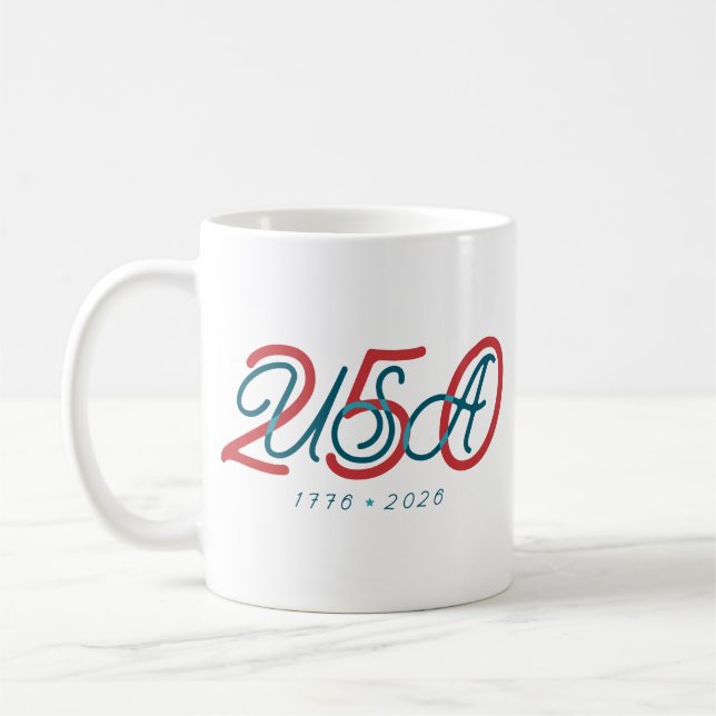Taza De Café EE. UU. 250 ★ Est. 1776 (Izquierda)