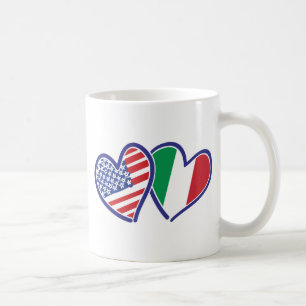 Taza De Café EE.UU.—Italia-amor
