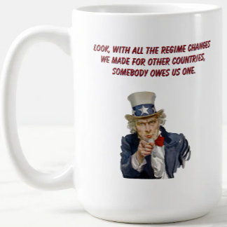 Taza De Café EE. UU.: Los países cuyos regímenes cambiamos nos