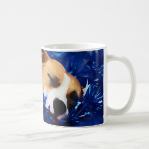 Taza De Café EE.UU. Patriótico Dog American Pit Bull Terrier