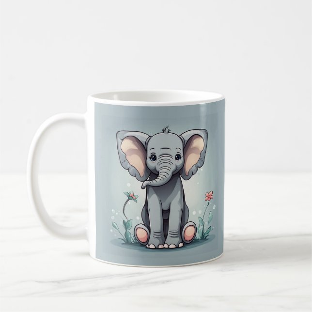Taza De Café Eelefante de sentada suave (Izquierda)