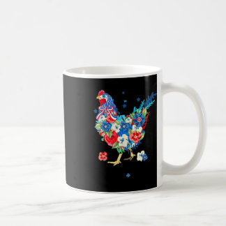 Taza De Café Eeuu Bandera Americana De Pollo Lover 4 De Julio P