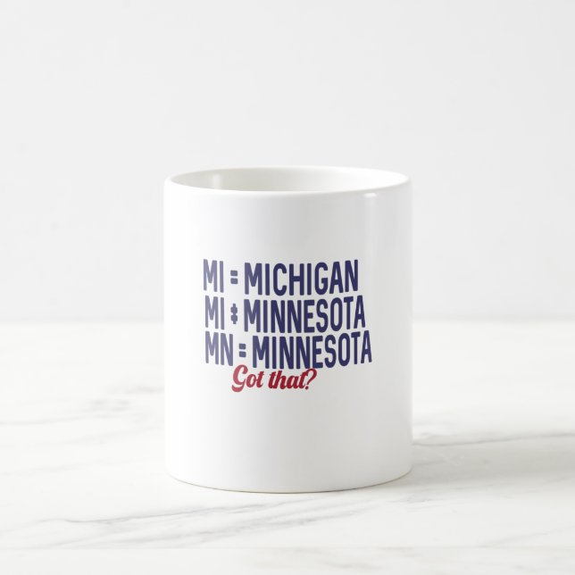 Taza De Café EEUU - IM = Confusión de Michigan No Minnesota (Centro)
