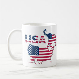 Taza De Café EEUU Mapa de bandera Republicano Fiesta elefante p