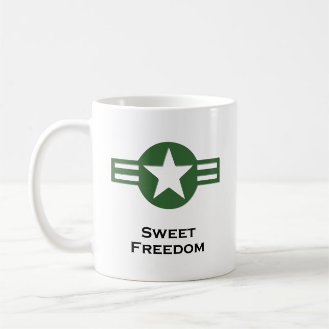 Taza De Café EEUU Sweet Freedom Green (Izquierda)