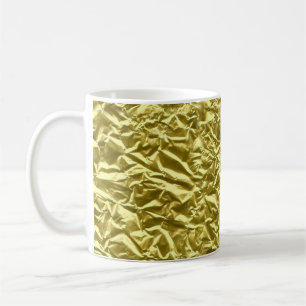 Taza De Café Efecto de lámina de oro personalizada