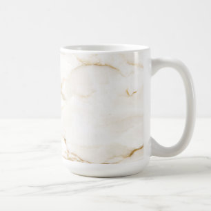Taza De Café Efecto de mármol de oro moderno