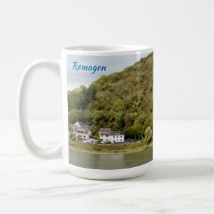 Taza De Café Efecto de pintura de la foto del puente del río Ri