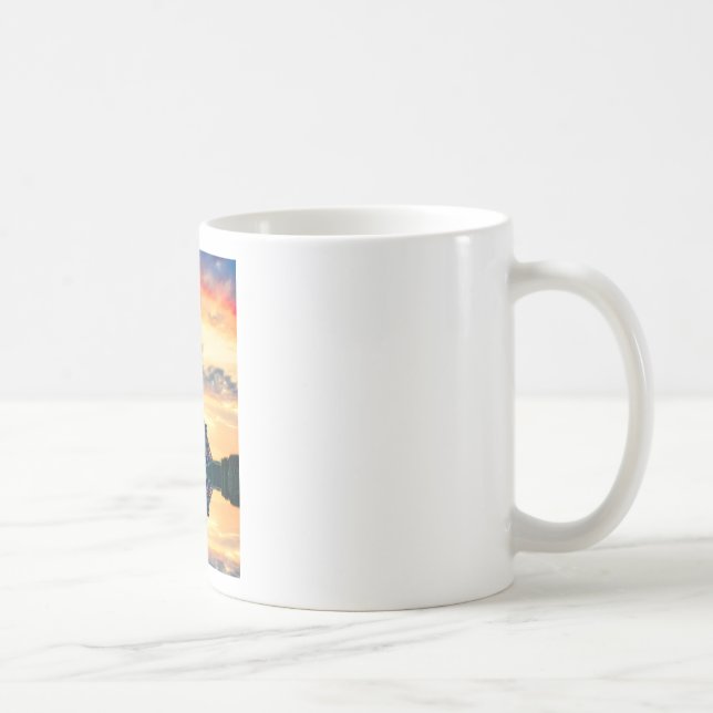Taza De Café Effel Tower Paris Evending European Travel (Derecha)