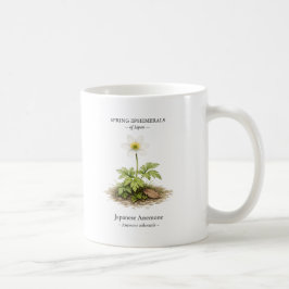 Taza De Café Efímeras de primavera de Japón – Anemone japonés
