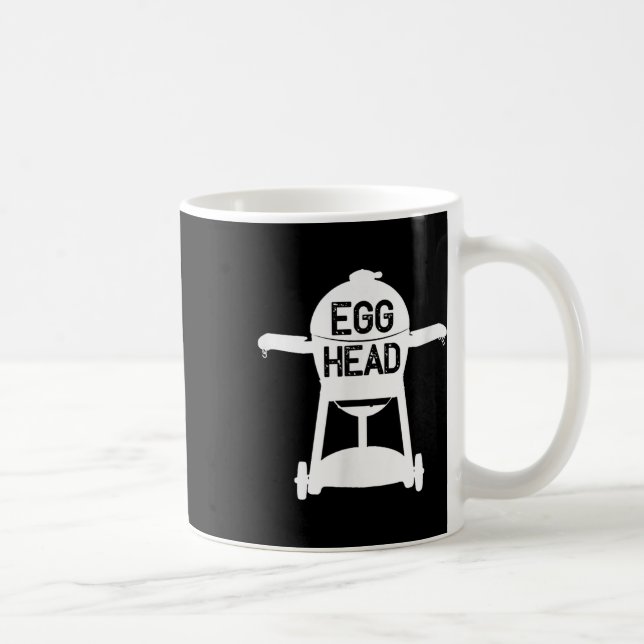Taza De Café Egghead Bbq Smoker Grill Funny Gift (Derecha)