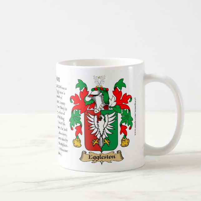 Taza De Café Eggleston, el origen, el significado y el escudo (Derecha)