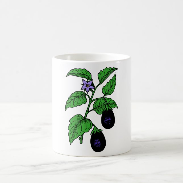 Taza De Café Eggplant Mug (Centro)