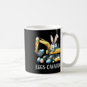 Taza De Café Eggscavator Semana Santa Caza Caza Camiones De Con