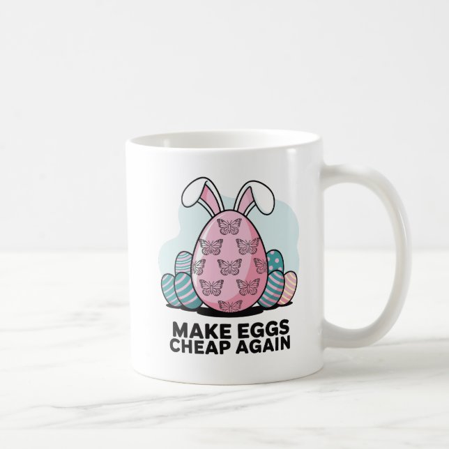 Taza De Café Eggys baratos de nuevo Easter Bunny Ears (Derecha)