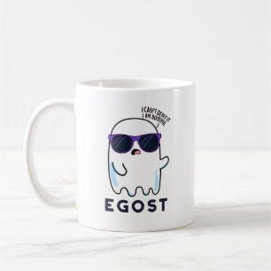Taza De Café Egost Funny Halloween Ego Ghost Pun