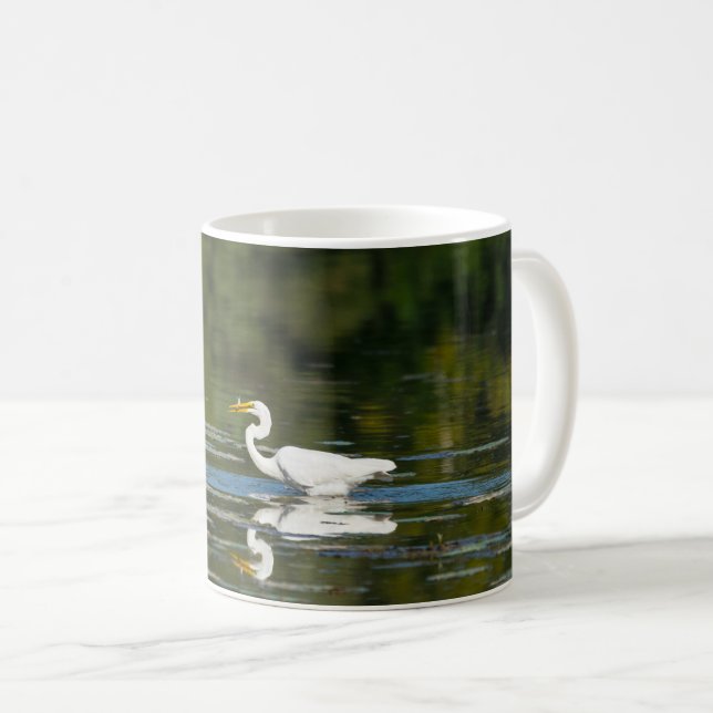 Taza De Café Egret Fish Fish Coffee Mug (Anverso derecho)