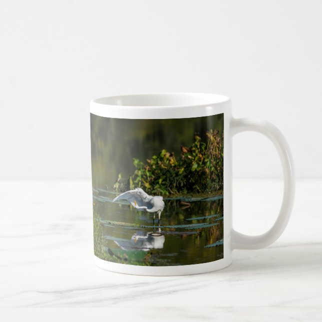Taza De Café Egret Wing Exam Coffee Mug (Derecha)
