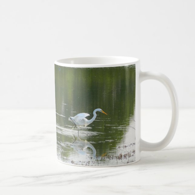 Taza De Café Egrets Pair Mug (Derecha)