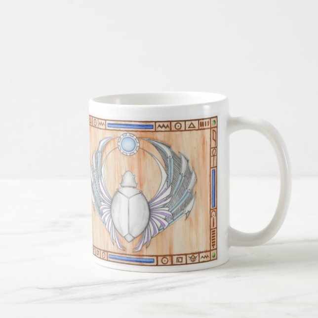 Taza De Café EgypTek - escarabajo (Derecha)