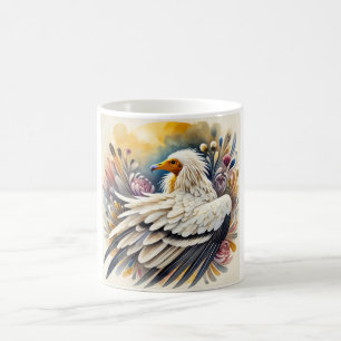 Taza De Café Egyptian vulture 020924AREF126 - Watercolor
