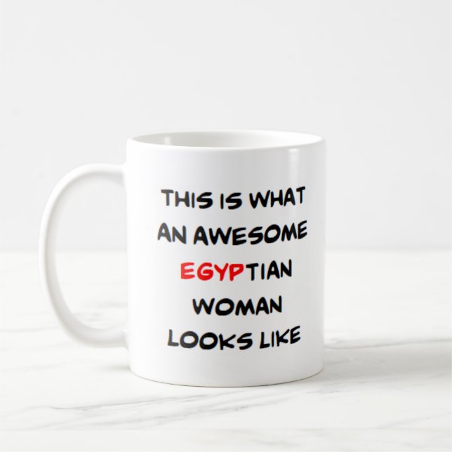 Taza De Café egyptian woman, awesome (Izquierda)