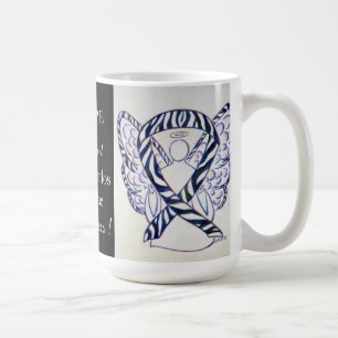Taza De Café Ehlers-Danlos Syndrome Awareness Ribbon Angel Mug