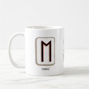 Taza De Café Ehwaz RuneStone Mug