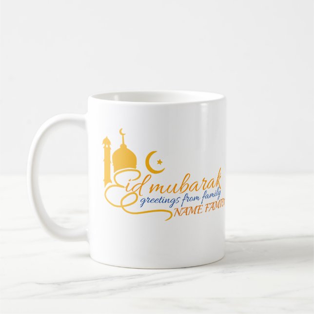 Taza De Café Eid mubarak Mug (Izquierda)
