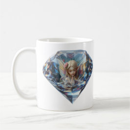 Taza De Café Ein blauer Brillant Diamant mit hübscher Elfin
