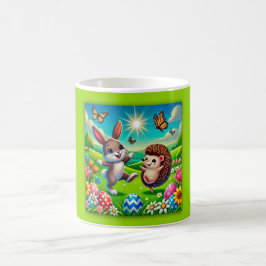 Taza De Café Ein glücklicher Hase und Igel